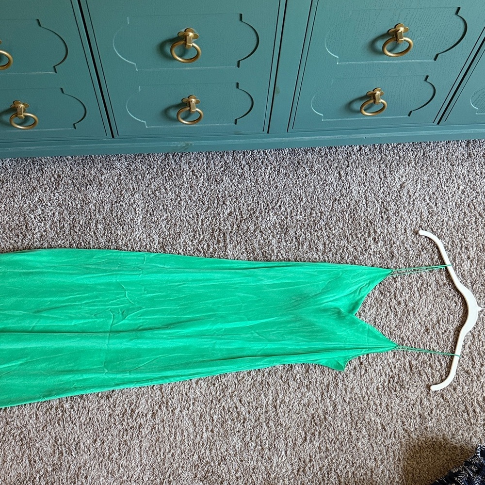 J. Crew Vibrant Green Dress